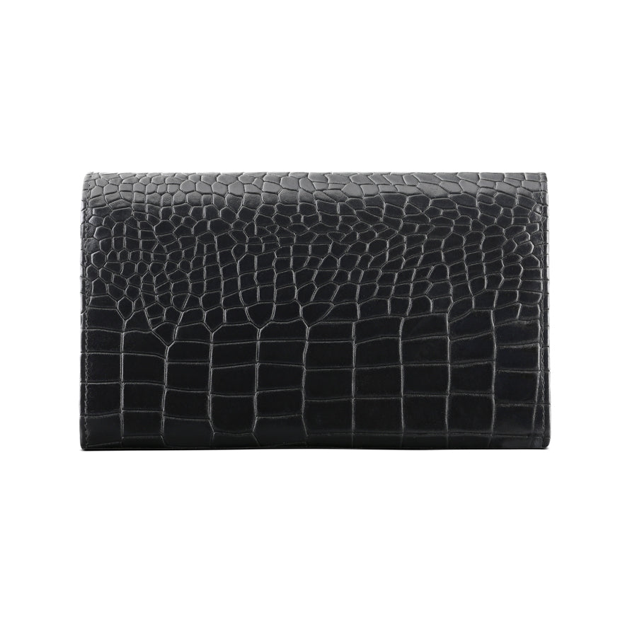 OREZ Premium Leather Long Organizer Wallet – Multi Card Holder with Zip Pocket