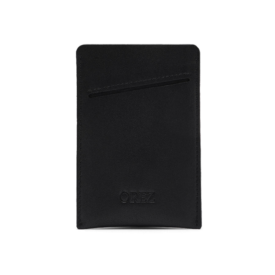 OREZ Slim Leather Phone Sleeve – Minimalist Card Holder with Pull Tab