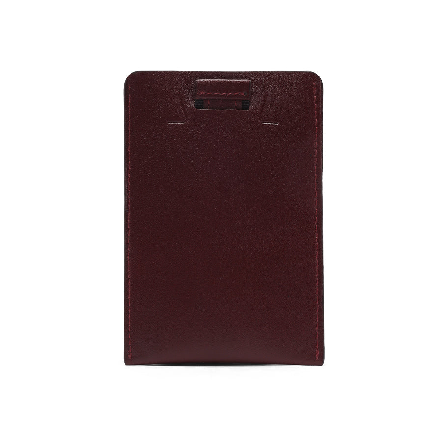 OREZ Slim Leather Phone Sleeve – Minimalist Card Holder with Pull Tab