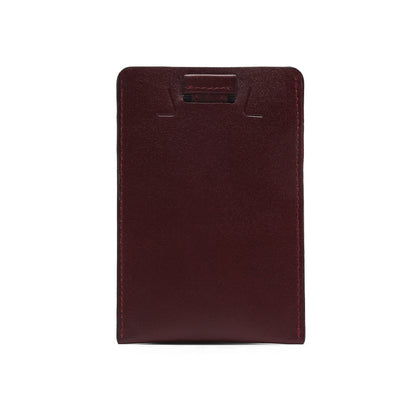 OREZ Slim Leather Phone Sleeve – Minimalist Card Holder with Pull Tab