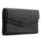 OREZ Premium Leather Long Organizer Wallet – Multi Card Holder with Zip Pocket