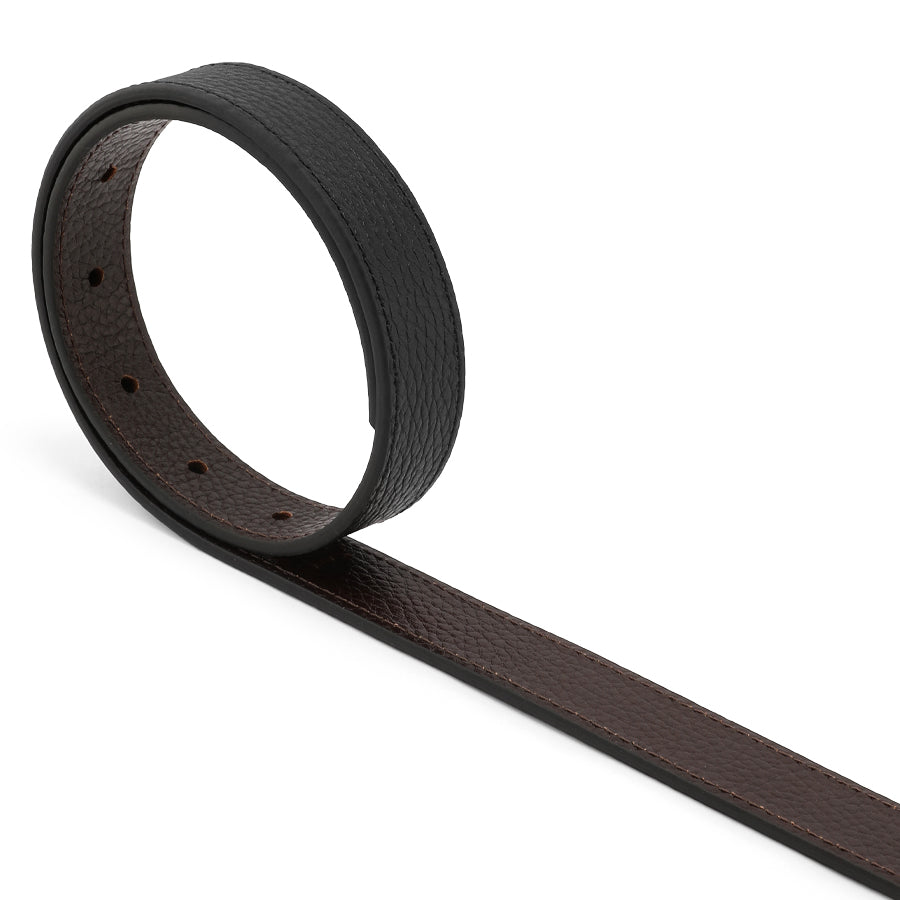 OREZ Vixen Genuine Leather Reversible Belt – Black/Brown Dress Belt