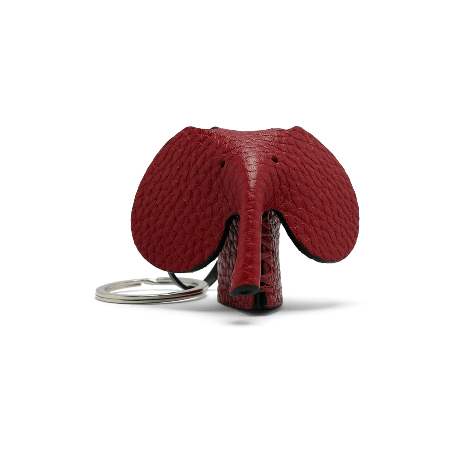 OREZ Pheel Elephant Leather Keychain – Handmade Genuine Leather Key Ring