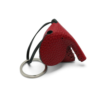 OREZ Pheel Elephant Leather Keychain – Handmade Genuine Leather Key Ring