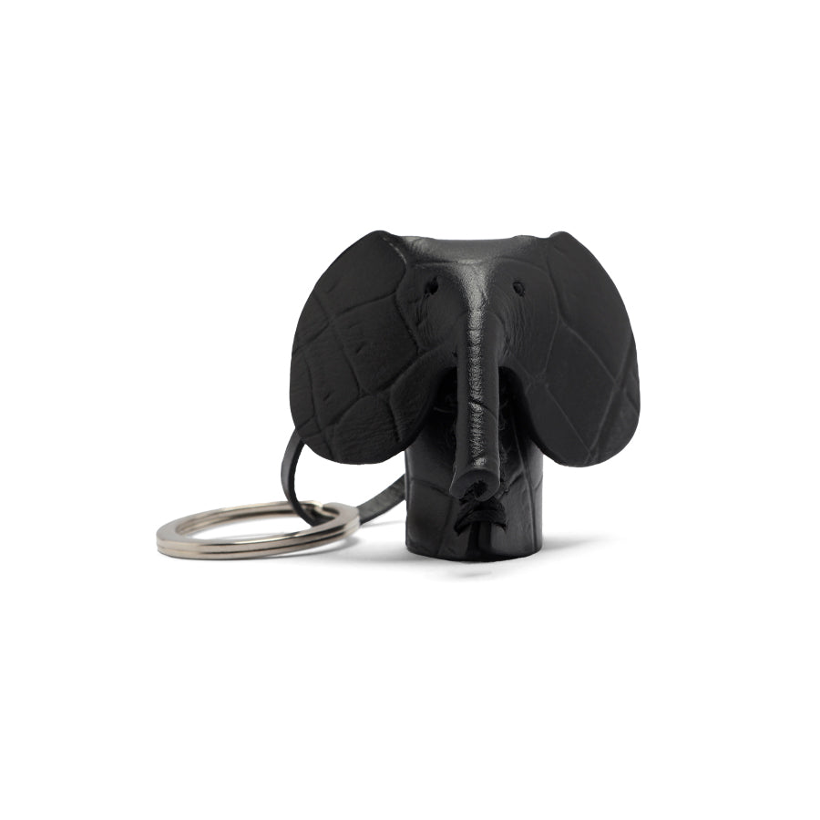 OREZ Pheel Elephant Leather Keychain – Handmade Genuine Leather Key Ring