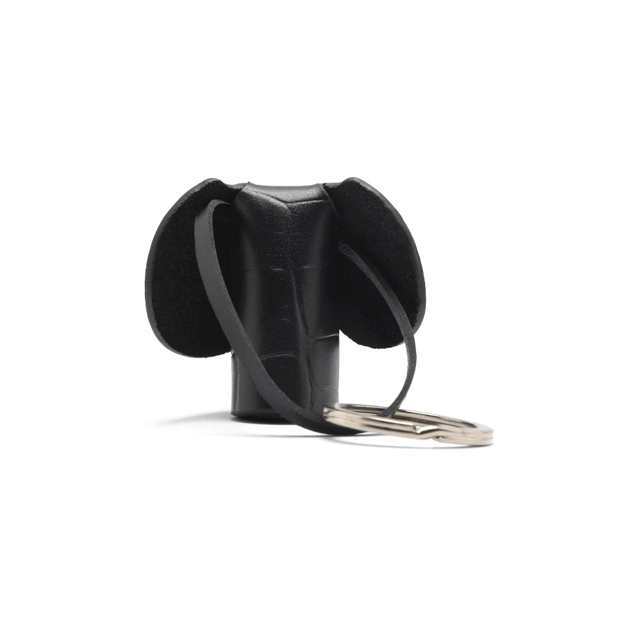 OREZ Pheel Elephant Leather Keychain – Handmade Genuine Leather Key Ring