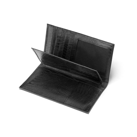 OREZ Proto Genuine Leather Long Wallet – Crocodile Embossed Travel Wallet
