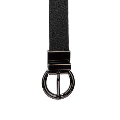 OREZ Vixen Genuine Leather Reversible Belt – Black/Brown Dress Belt